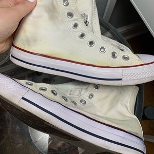 Women’s size 9 white converse